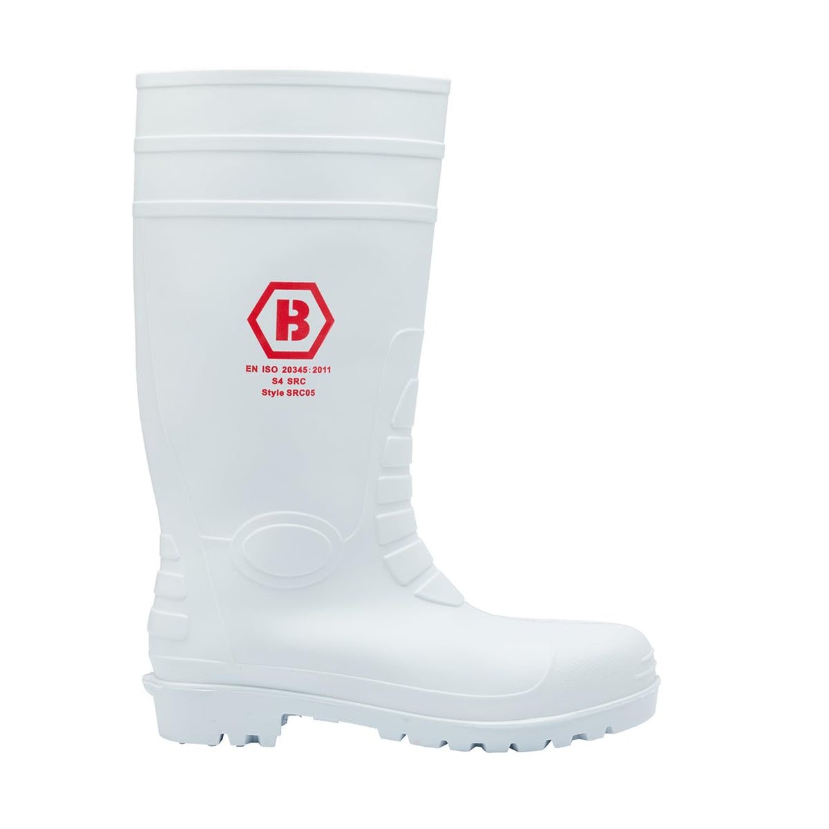 Blackrock White Safety Wellingtons for Men and Women, Steel Toe Cap Wellington Boots, Food Safety