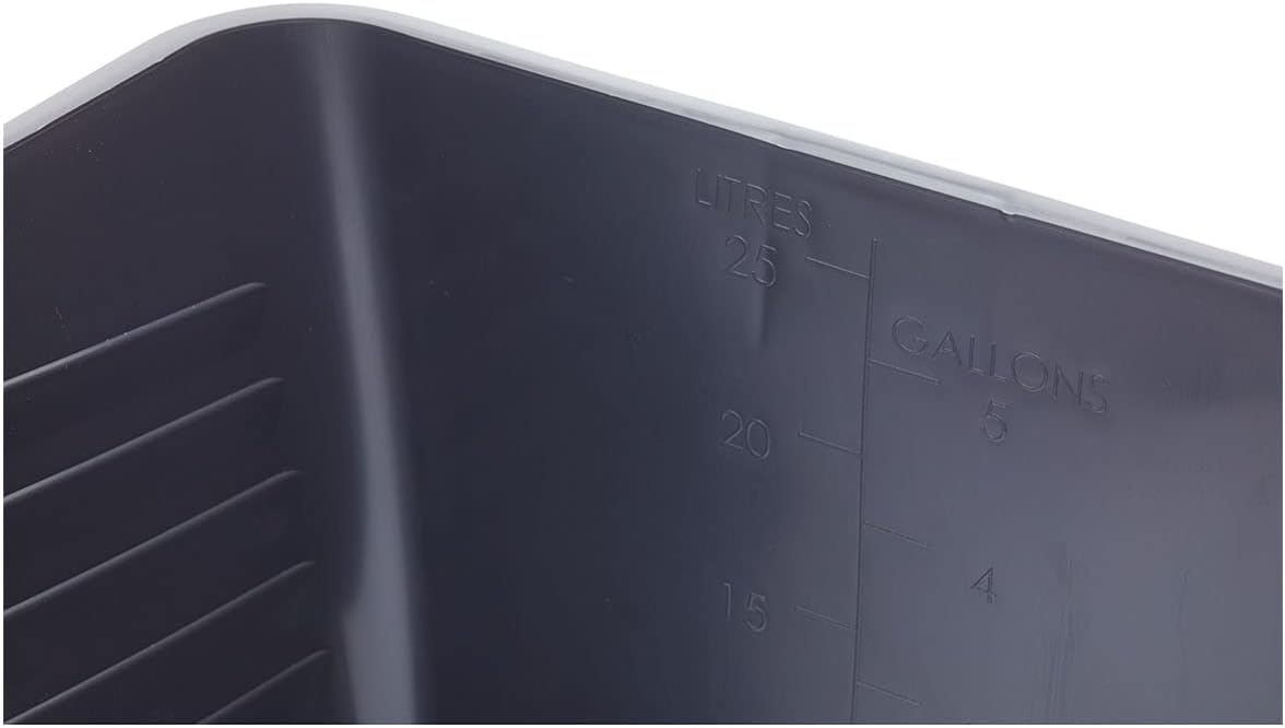 ProDec 25 litre (5 gallon) Extra Large Plastic Paint Scuttle Bucket 100% Recycled Plastic With Metal Carry Handle