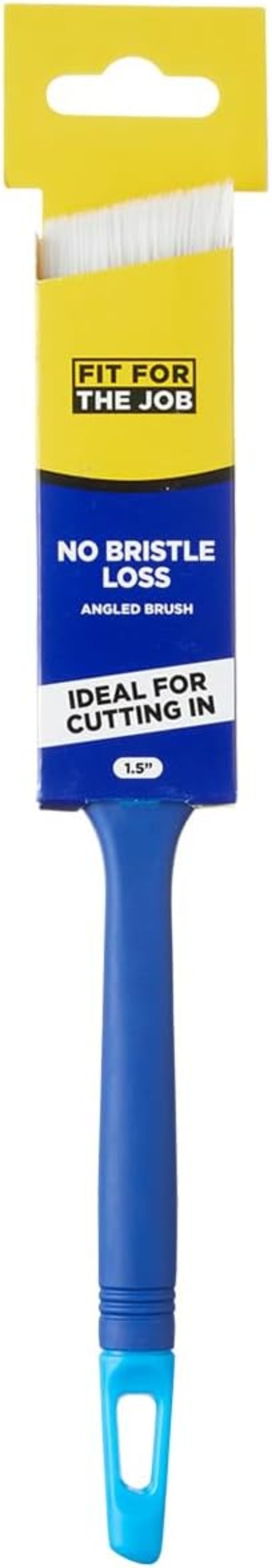 Fit For The Job 1.5 inch No Bristle Loss DIY Cutting In Paint Brush For A Smooth Finish Painting