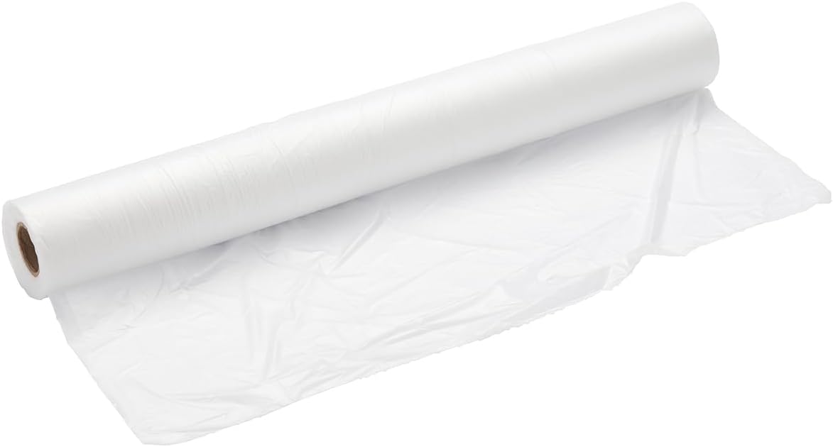 ProDec 100 sqm (2m x 50m) Polythene Dust Sheet Roll, Dustproof and Waterproof Ideal for Covering