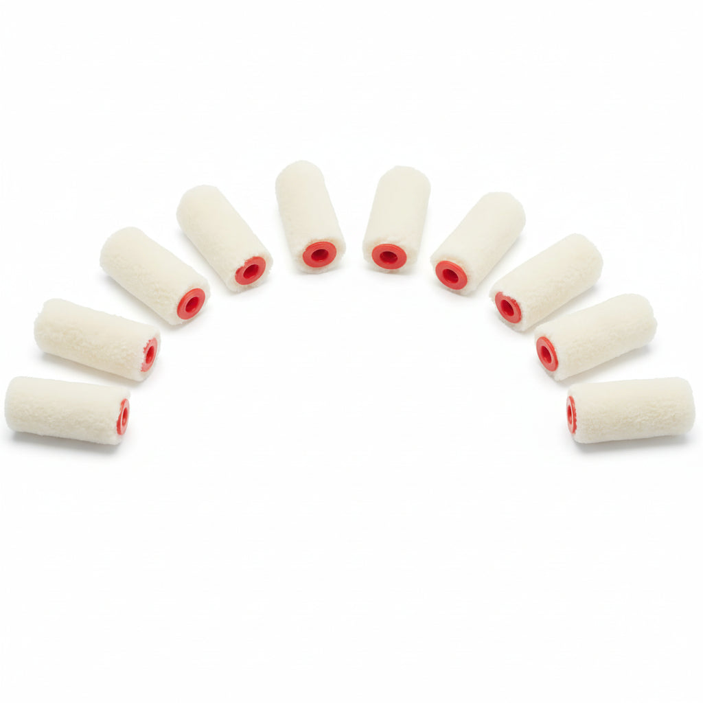ProDec 10 Pack 2 inch Gloss Pile Mohair Micro Paint Rollers for a Smooth Finish with Gloss and Satin Paints