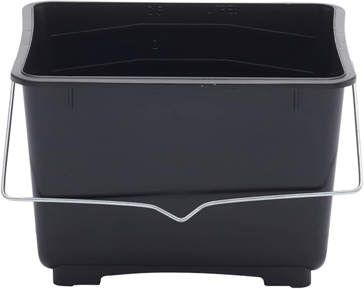 ProDec 2.5 litre (0.5 gallon) Plastic Mini Paint Scuttle Bucket 100% Recycled Plastic With Metal Carry Handle