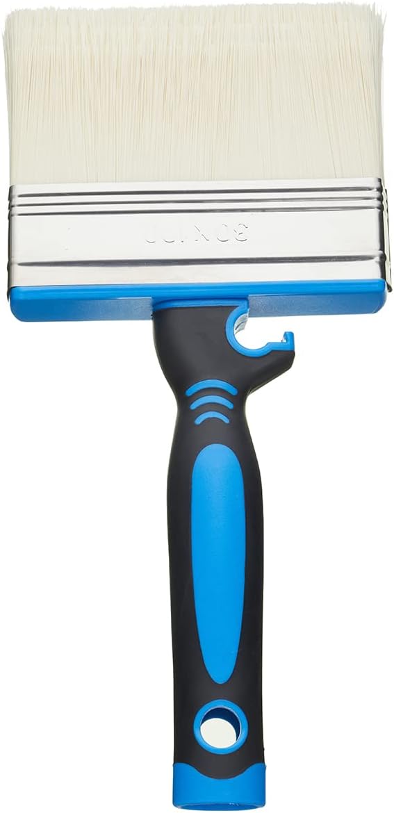 Fit For The Job Block Brush 4 inch Large Capacity for Emulsion with High Volume Coverage and Fast Painting