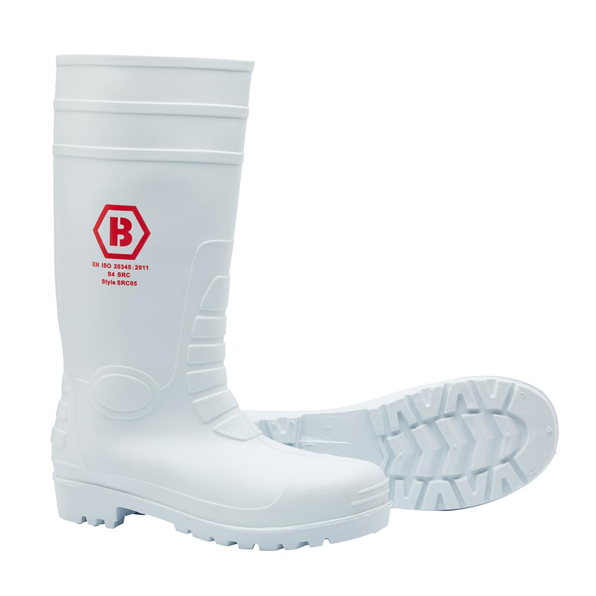 Blackrock White Safety Wellingtons for Men and Women, Steel Toe Cap Wellington Boots, Food Safety