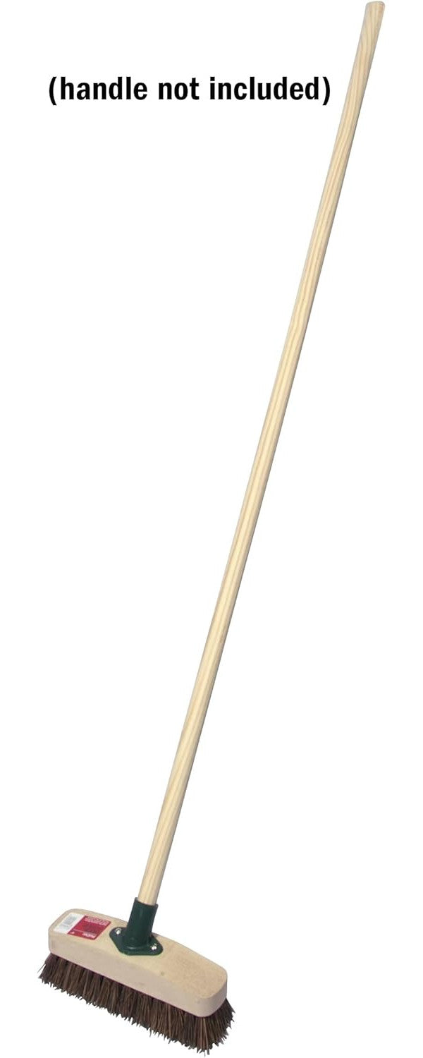 ProDec 9" Natural Palmyra Fibre Stiff Deck Scrub Brush Head