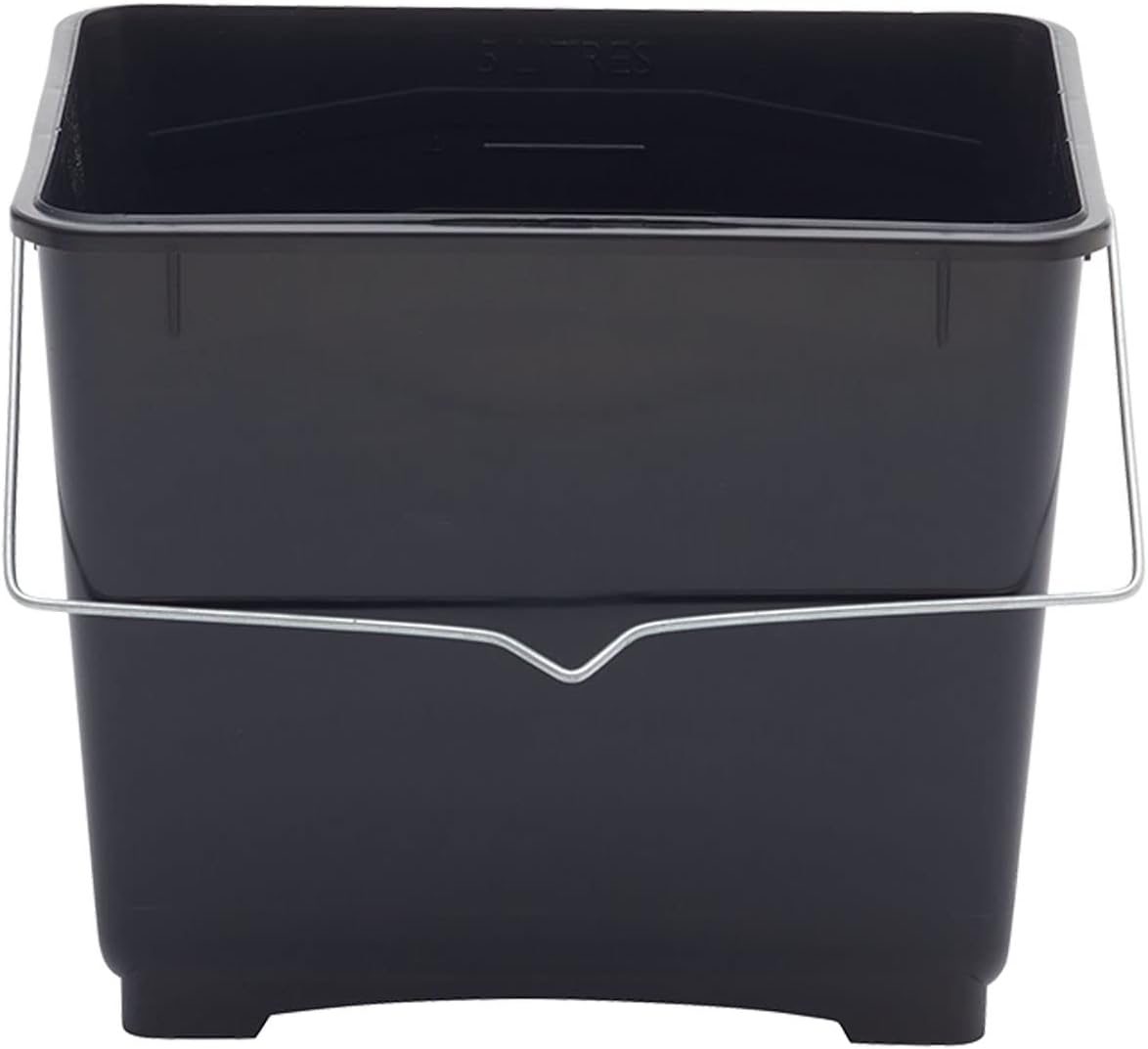 ProDec 5 litre (1 gallon) Small Plastic Paint Scuttle Bucket 100% Recycled Plastic With Metal Carry Handle