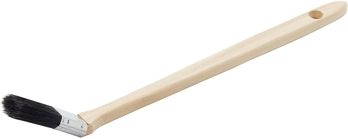 ProDec Dogleg Angled Long Reach Handle Paint Brush for Painting Difficult and Awkward Areas Including High Walls