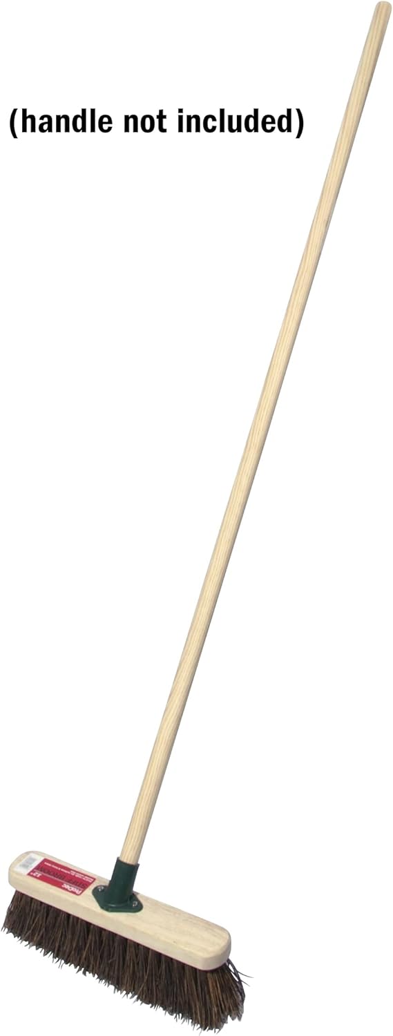 ProDec 24" Natural Palmyra Fibre Stiff Sweeping Broom Head for Outdoor Sweeping