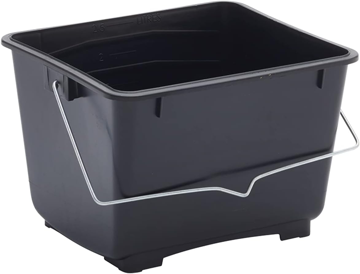 ProDec 2.5 litre (0.5 gallon) Plastic Mini Paint Scuttle Bucket 100% Recycled Plastic With Metal Carry Handle
