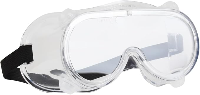 Blackrock Safety Goggles for Work - Protective Eyewear With Vents, Over Glasses Design, PPE for Adults