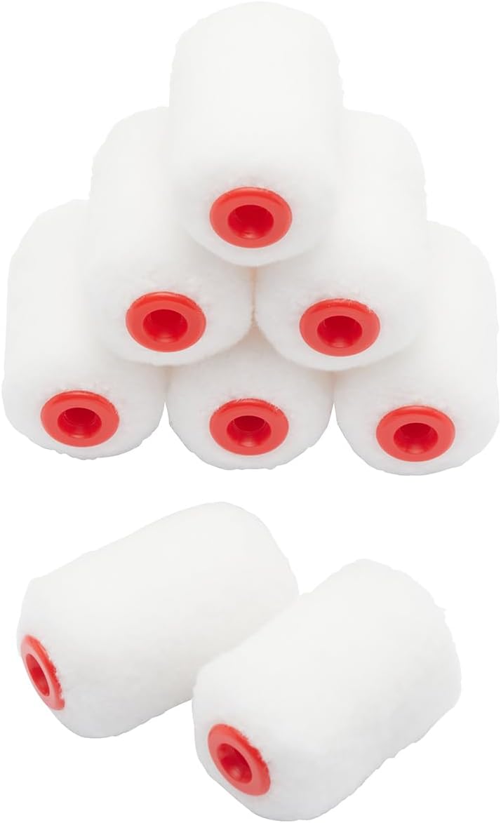 ProDec Advance 8 Pack Medium Pile Ice Fusion 2 inch Micro Paint Rollers for an Ultra-Smooth Finish