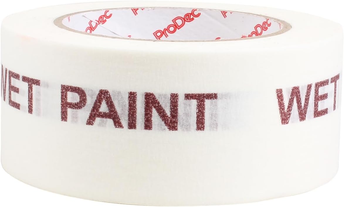 ProDec 2 inch x 50m Low Tack Multi Surface Painters Masking Tape for Delicate Surfaces Gives Sharp Paint Lines