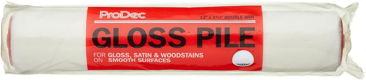 ProDec 12 inch x 1.75" Gloss Pile Mohair Paint Roller for an Ultra-Smooth Finish and Fast Coverage Painting with Gloss