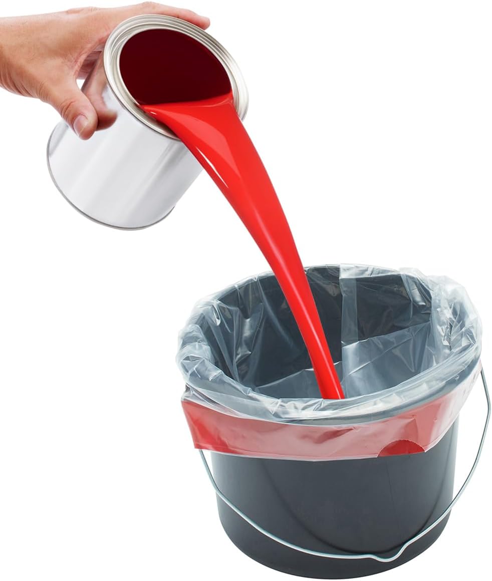 10 pcs 2.5 litre Recycled Plastic Paint Kettle Liners for Quick, Mess Free, Water Free Paint Colour Changes