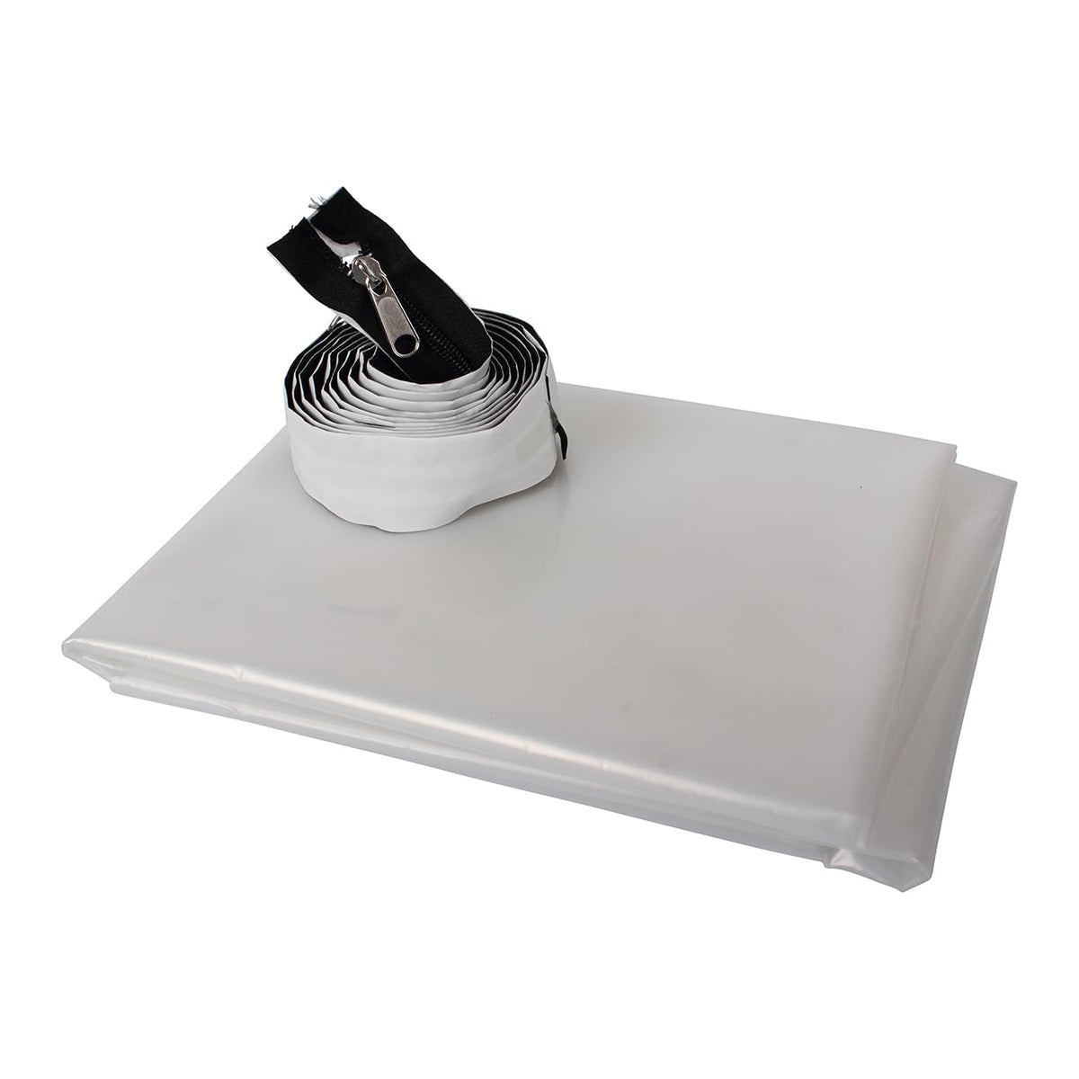 ProDec Zipped Doorway Dust Protector Heavy Duty Transparent Polythene Sheet For Preventing Dust Transfer