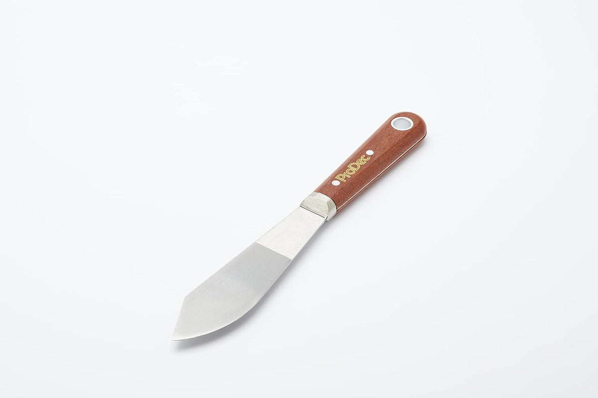 ProDec Rosewood Clipt Putty Knife for Mixing and Applying and Smoothing Fillers, Sealants and Putty