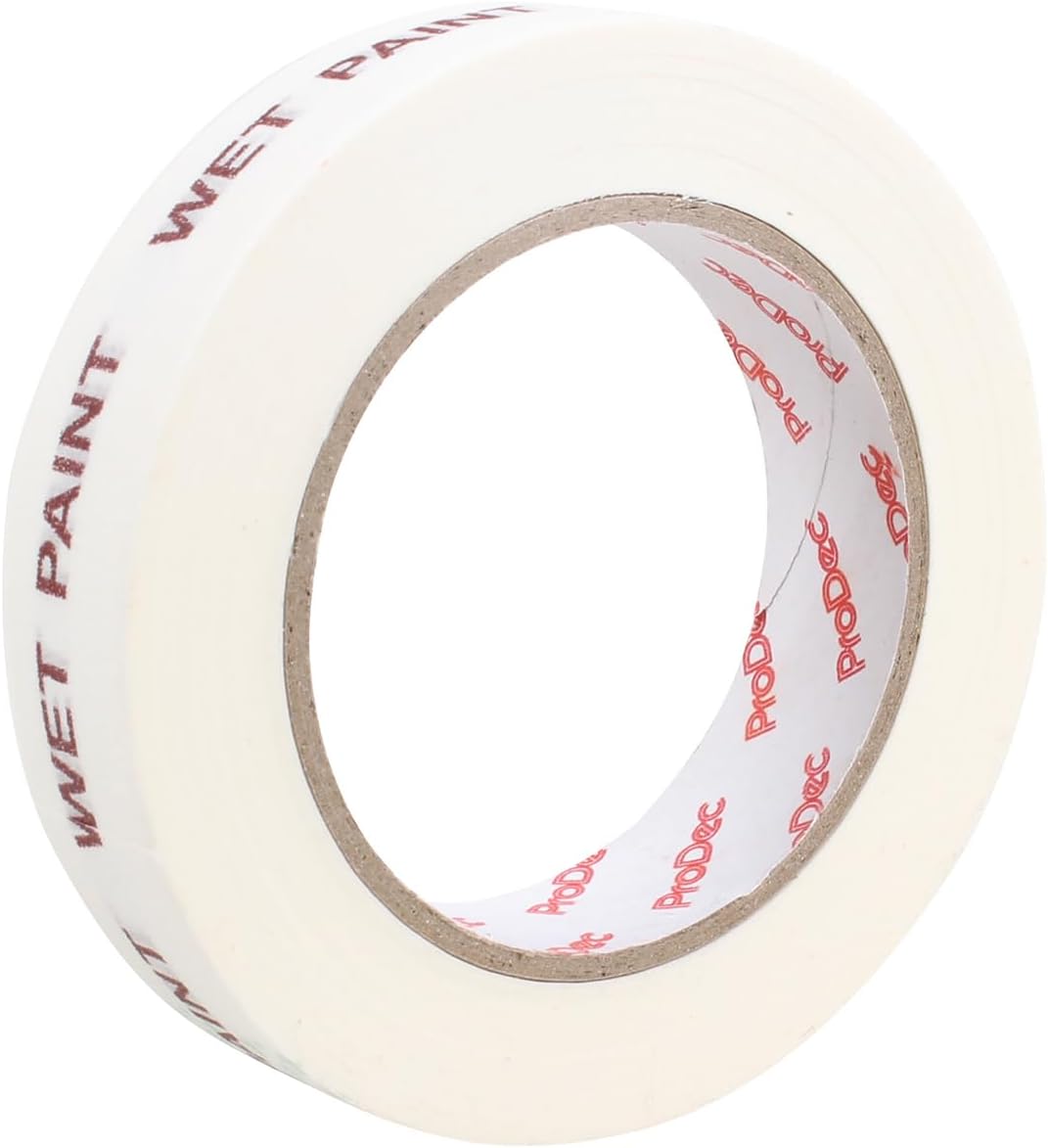 ProDec 1 inch x 50m Low Tack Multi Surface Painters Masking Tape for Delicate Surfaces Gives Sharp Paint Lines