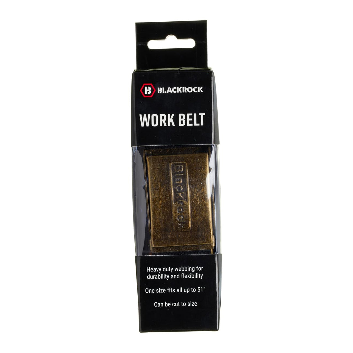 Blackrock Heavy Duty Black Trouser Belt