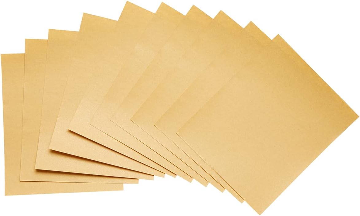 Fit For The Job 10 Large A4 Size Sheets Fine Grade Sandpaper for Sanding Wood
