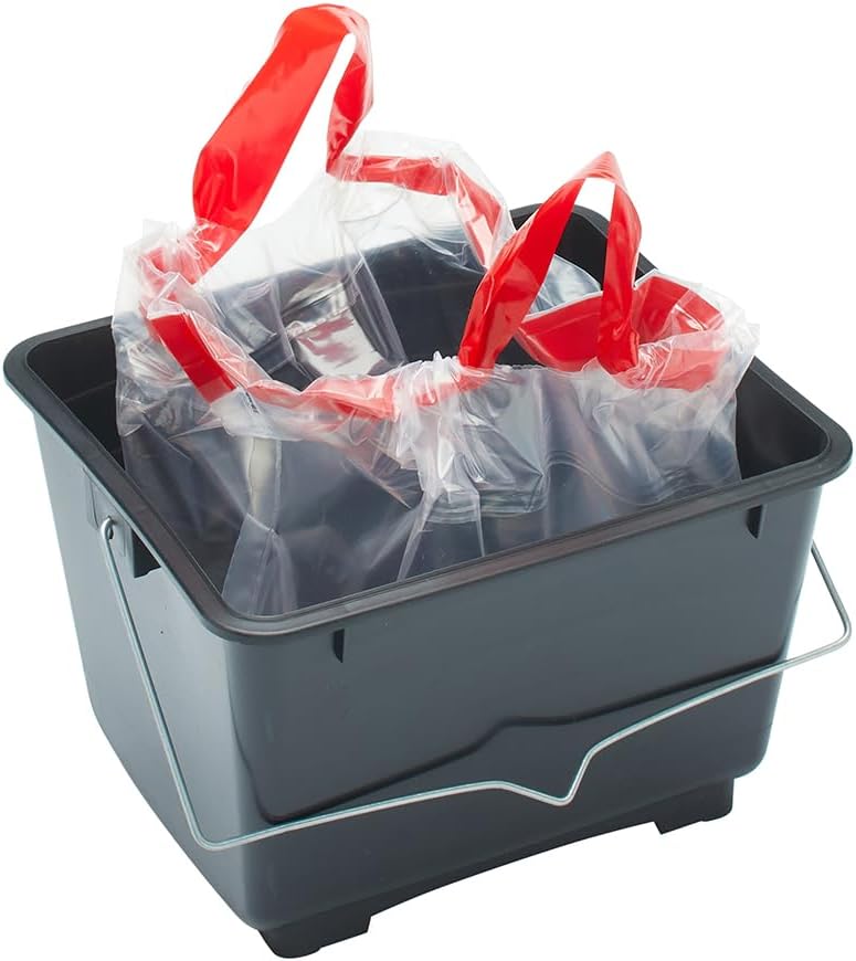 10 pcs 2.5 litre Recycled Plastic Paint Scuttle Liners for Quick, Mess Free, Water Free Paint Colour Changes