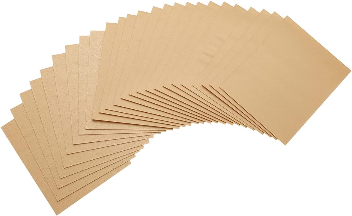 Fit For The Job 25 Large A4 Size Sheets Coarse Grade Sandpaper for Sanding Wood
