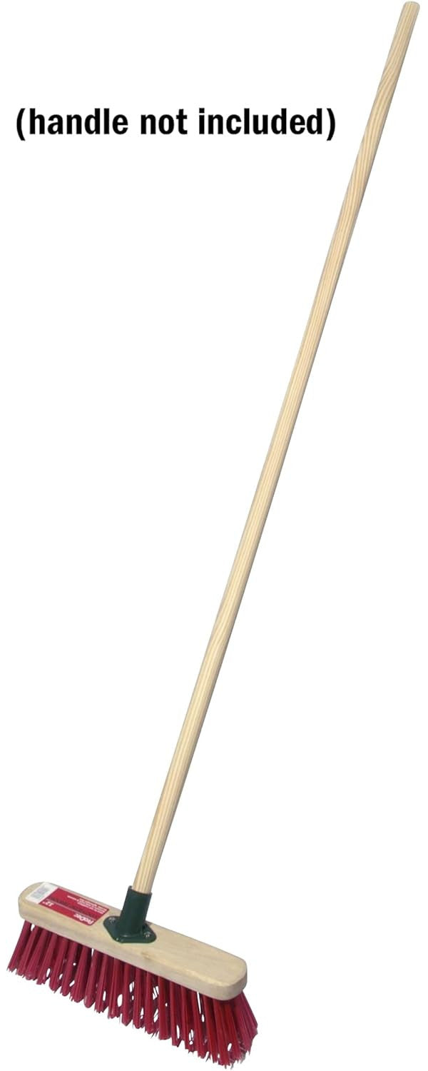 ProDec 24 Inch Synthetic Fibre Sweeping Broom Head for Heavy Duty Outdoor Sweeping