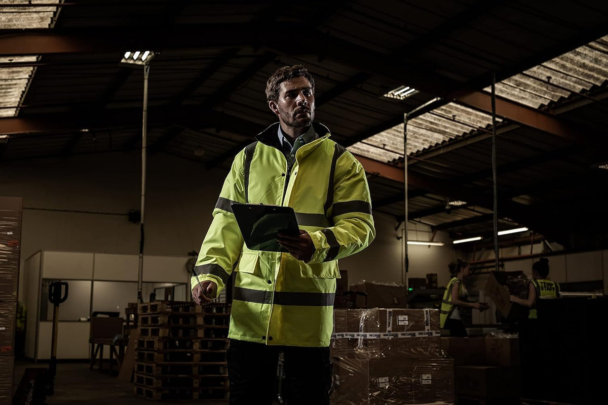 Blackrock Hi Vis Waterproof Jacket, Men’s and Women's Reflective Work