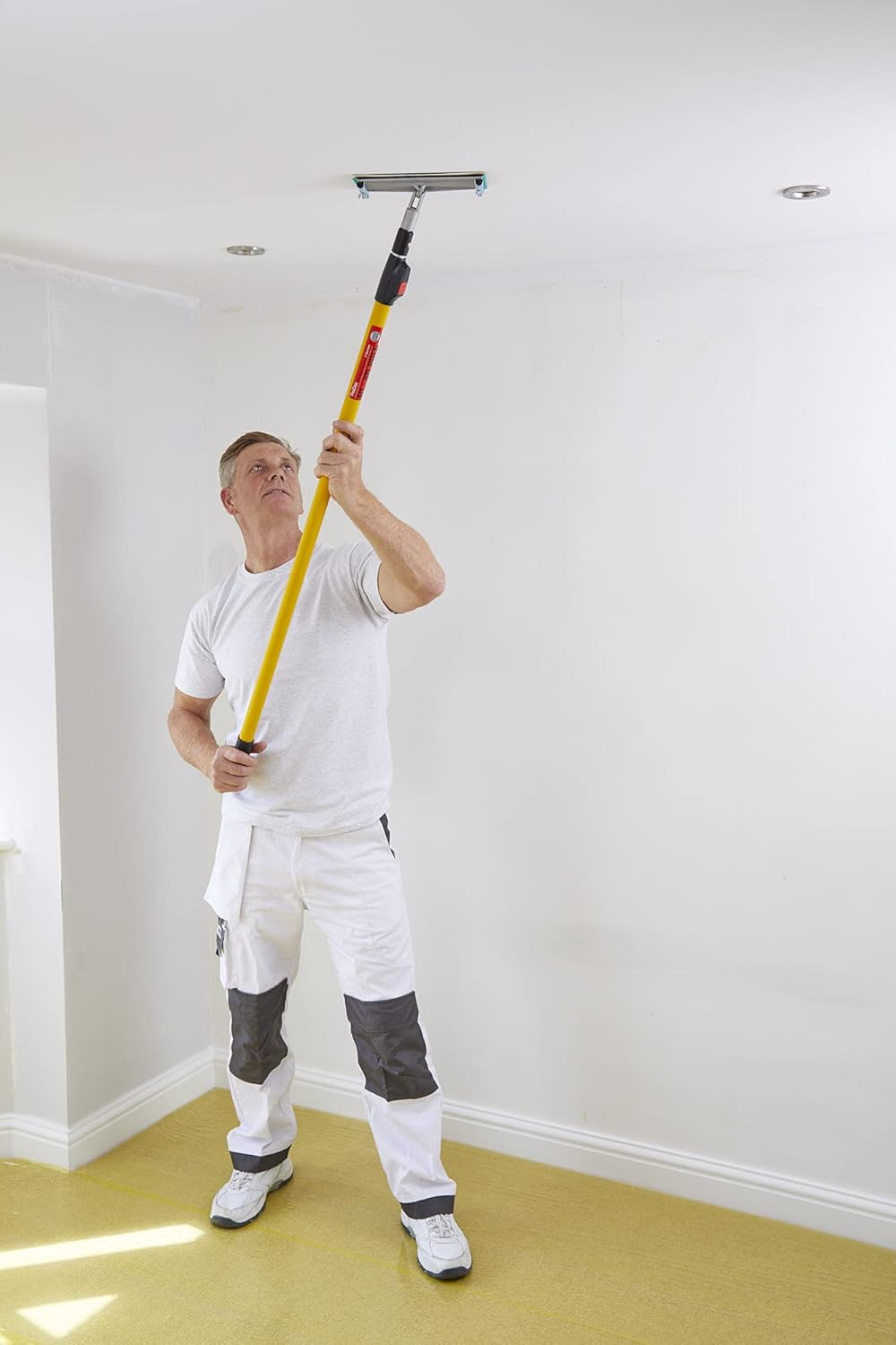 ProDec 360 Degree Heavy Duty Swivel Pole Sander Head for Fast, Efficient Sanding of Floors, Walls and Ceilings