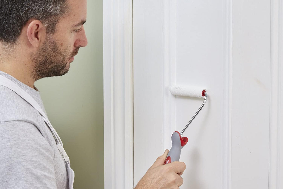 ProDec 2 Pack 4 inch Gloss Pile Mohair Mini Paint Rollers for a Smooth Finish with Gloss and Satin Paints