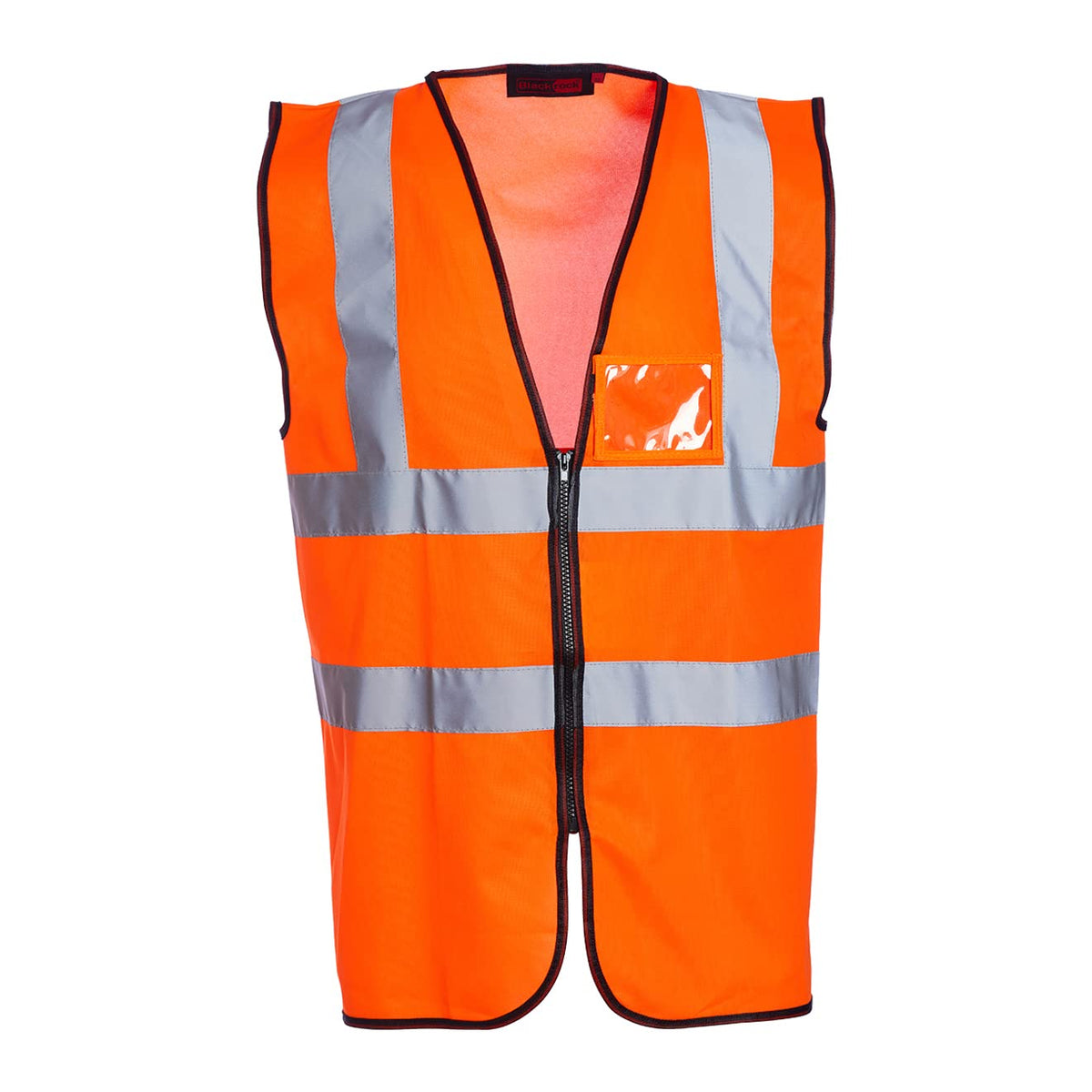 Blackrock Hi Vis Yellow Executive Sleeveless Vest Waistcoat, Full-Length Zip, Lightweight