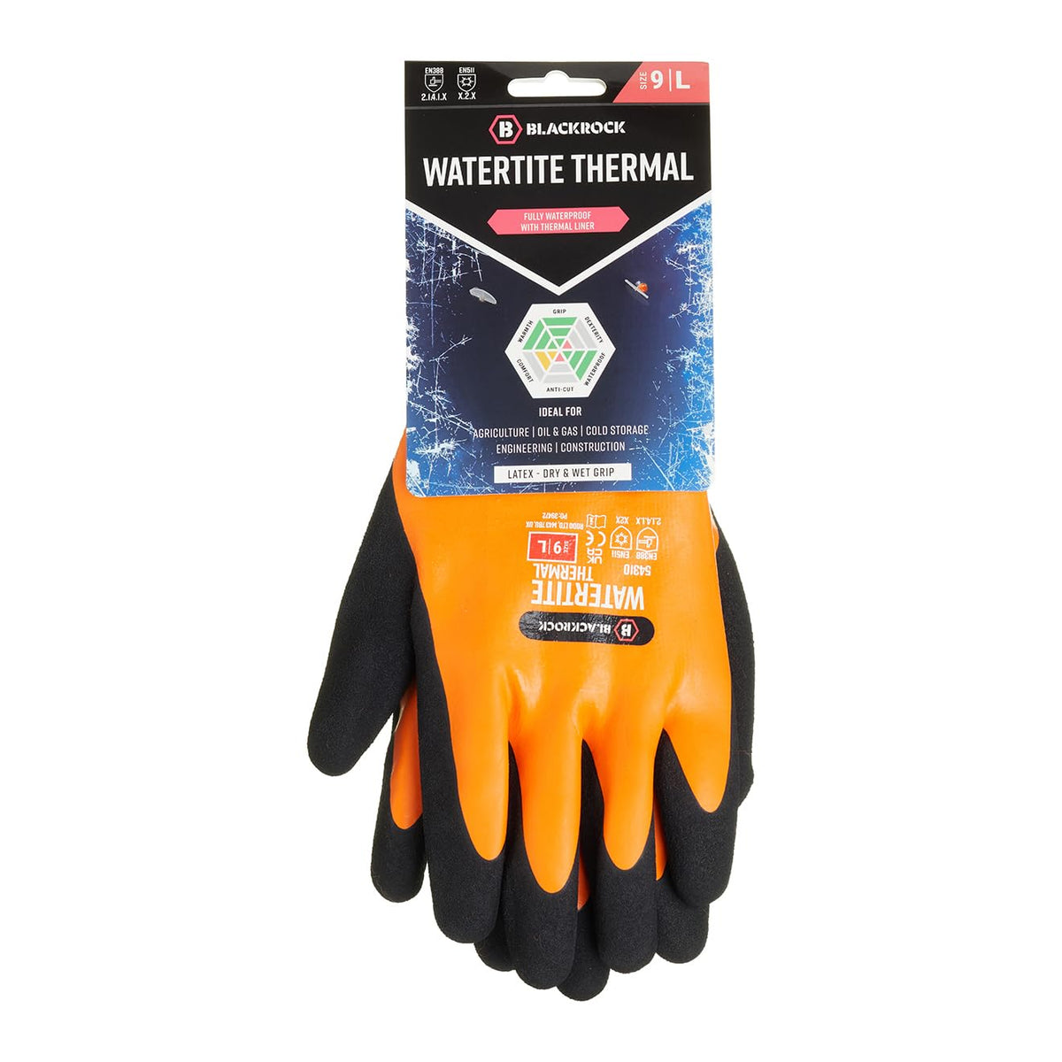 Blackrock Waterproof Thermal Work Gloves, Watertite