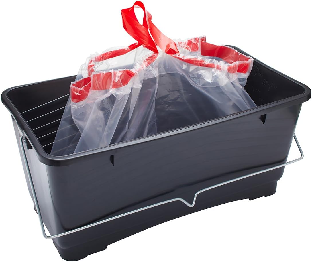 ProDec 10 pcs 25 litre Recycled Plastic Paint Scuttle Liners for Quick, Mess Free, Water Free Paint Colour Changes
