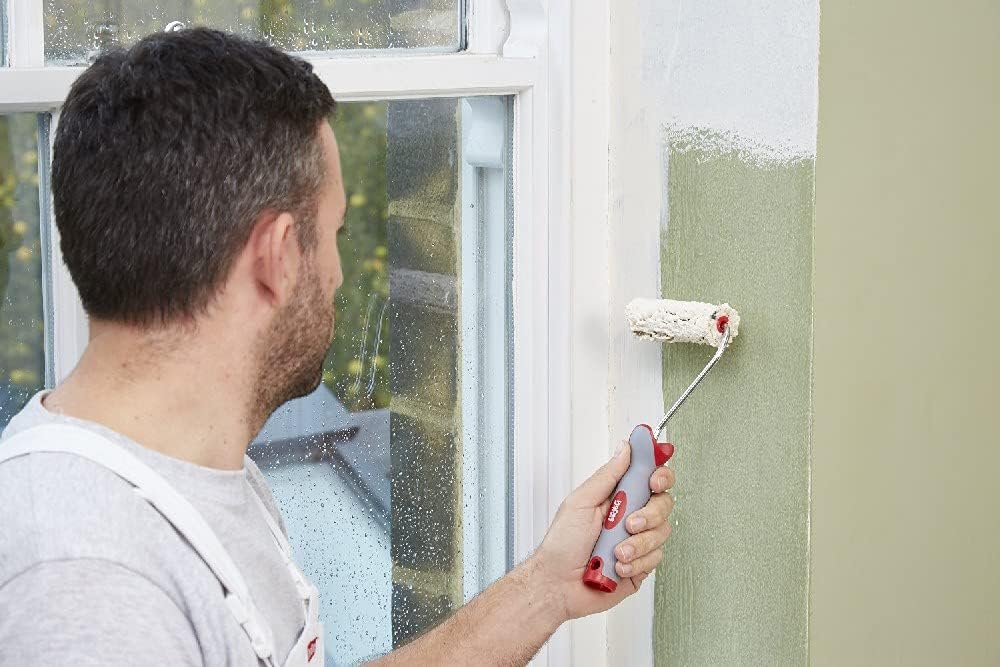 ProDec Advance Soft Grip 4 inch Mini Paint Roller Frame Compatible with All Mini Paint Rollers - 10 inch Long