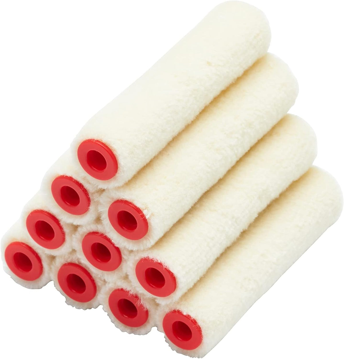 ProDec 10 pack 4 inch Gloss Pile Mohair Mini Paint Rollers for a Smooth Finish with Gloss and Satin Paints