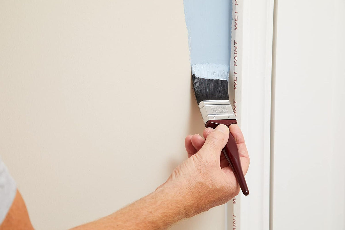 Fit For The Job 9 piece All Purpose Mixed Bristle Paint Brush Set + Free Window Brush