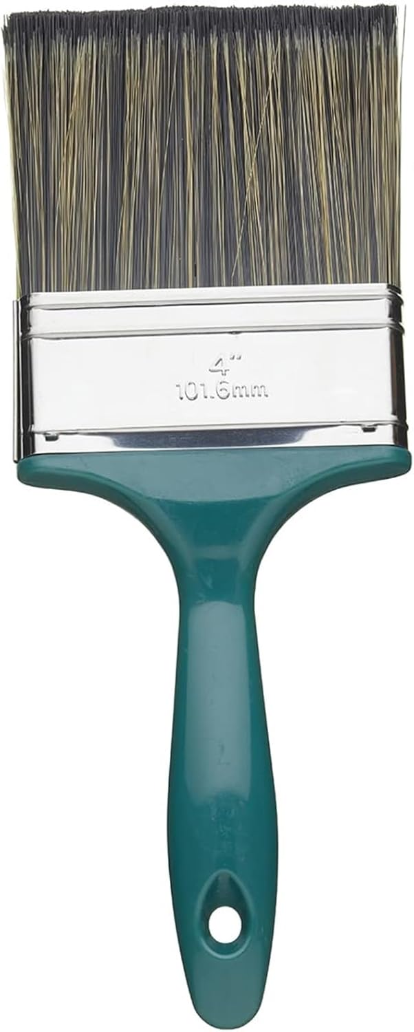 Fit For The Job 4 inch Shed &amp; Fence Brush for Applying Exterior Woodstains, Varnish