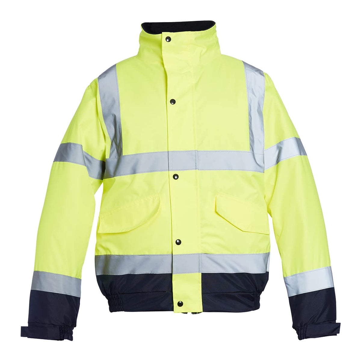 Blackrock Hi Vis Waterproof Bomber Jacket Men's and Women's, Reflective High Vis Jackets