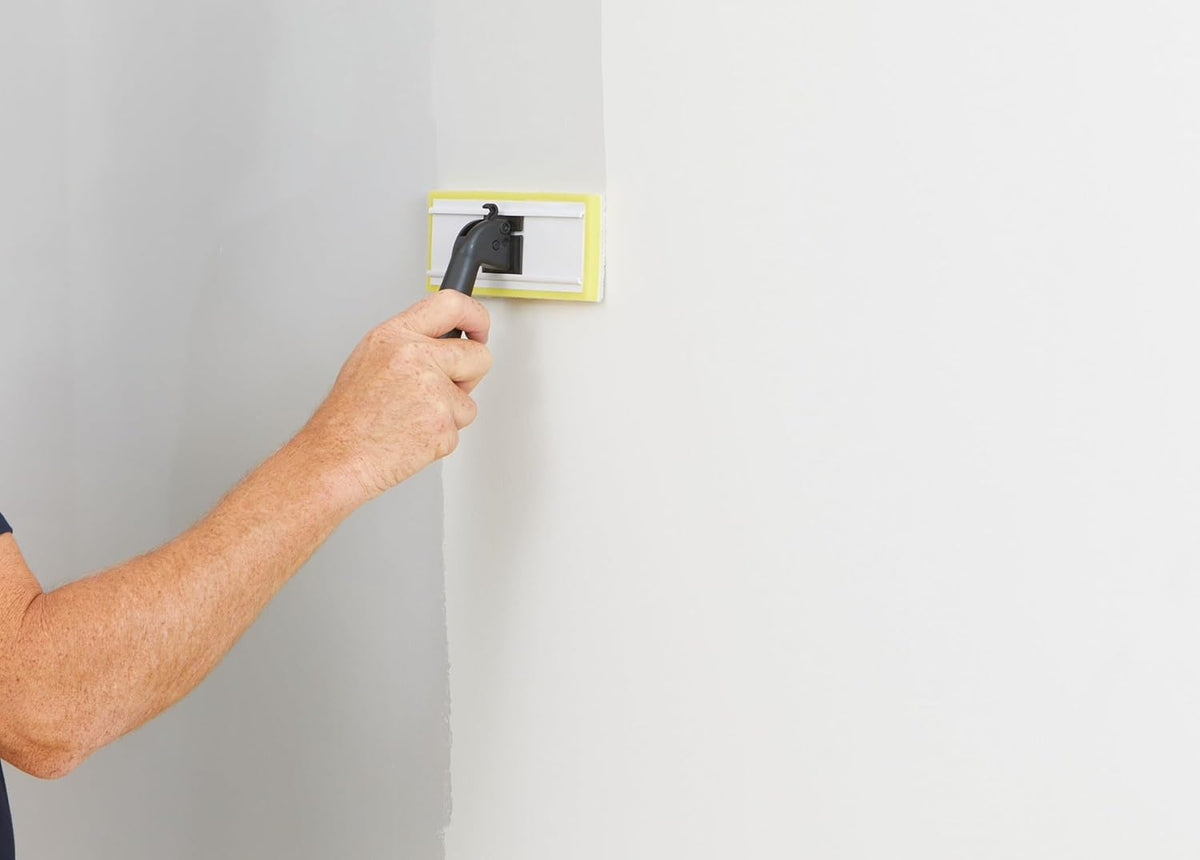 Fit For The Job Click System 6 inch x 4 inch Paint Pad And Handle Set - High Capacity Fabric