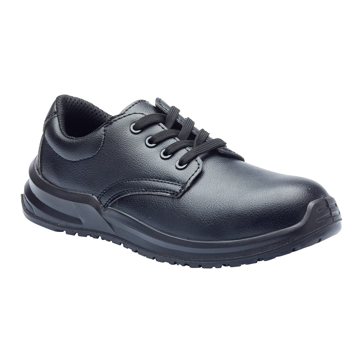 Blackrock Lace-Up Safety Shoes, Mens Womens Steel Toe Cap, Chef, Nursing, Orthopedic, Non-Slip Work Shoes