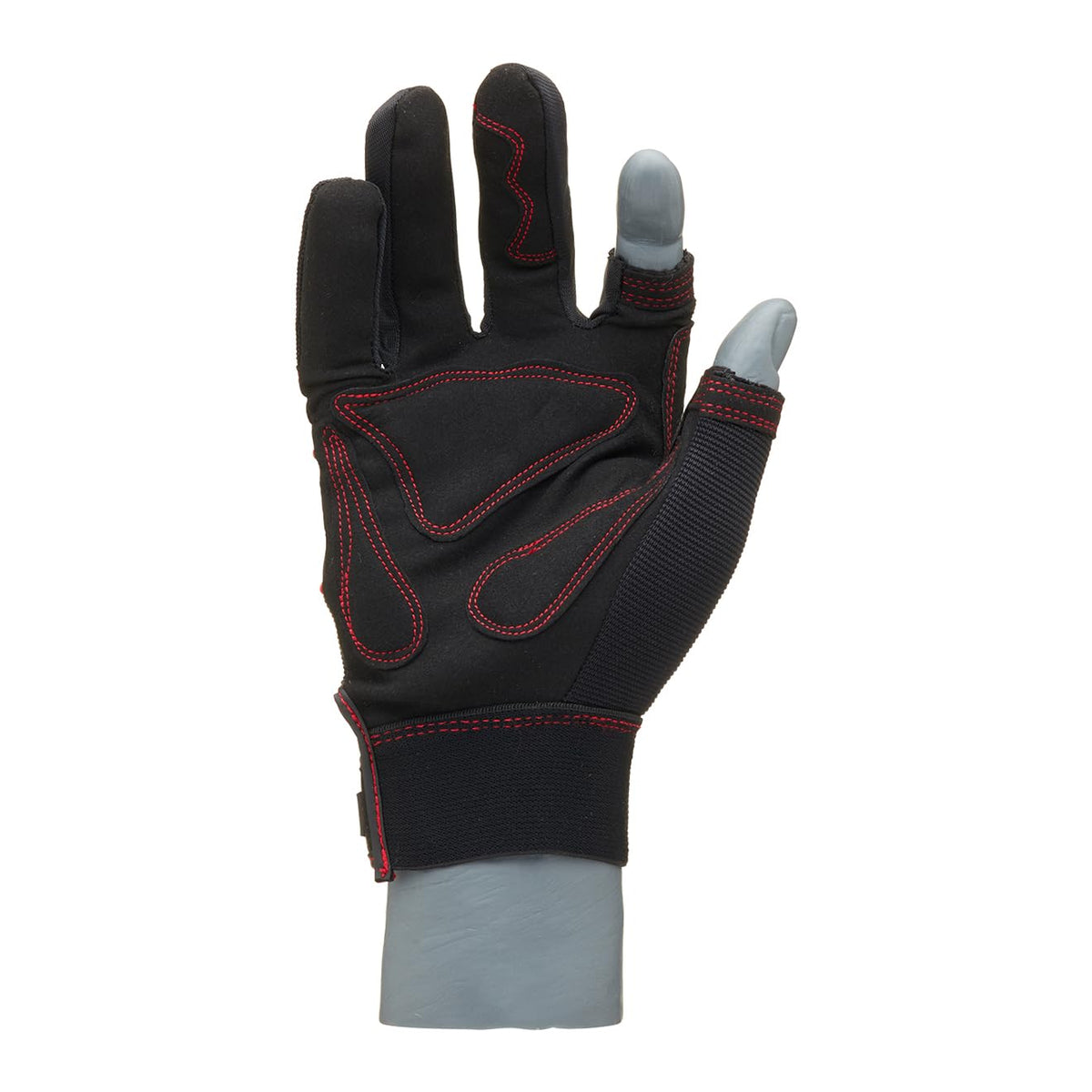 Fingerless Black Builders Gloves Blackrock Fully Fingerless