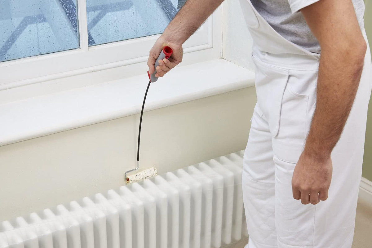 ProDec Advance 24 inch Long Soft Grip Flexible Mini Paint Roller Frame Gives Extended Reach