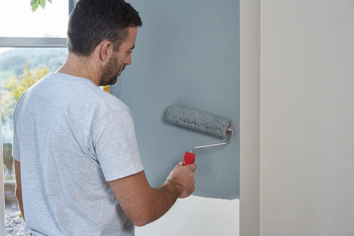 ProDec 9 inch x 1.75" Medium Pile Woven Trade Professional Paint Roller for A Smooth Finish Painting with Emulsion