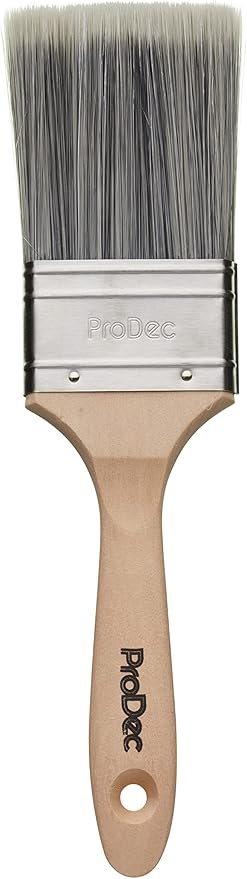 ProDec Decorator Synthetic Paint Brush for a Smooth Finish Painting with Emulsion, Gloss and Satin