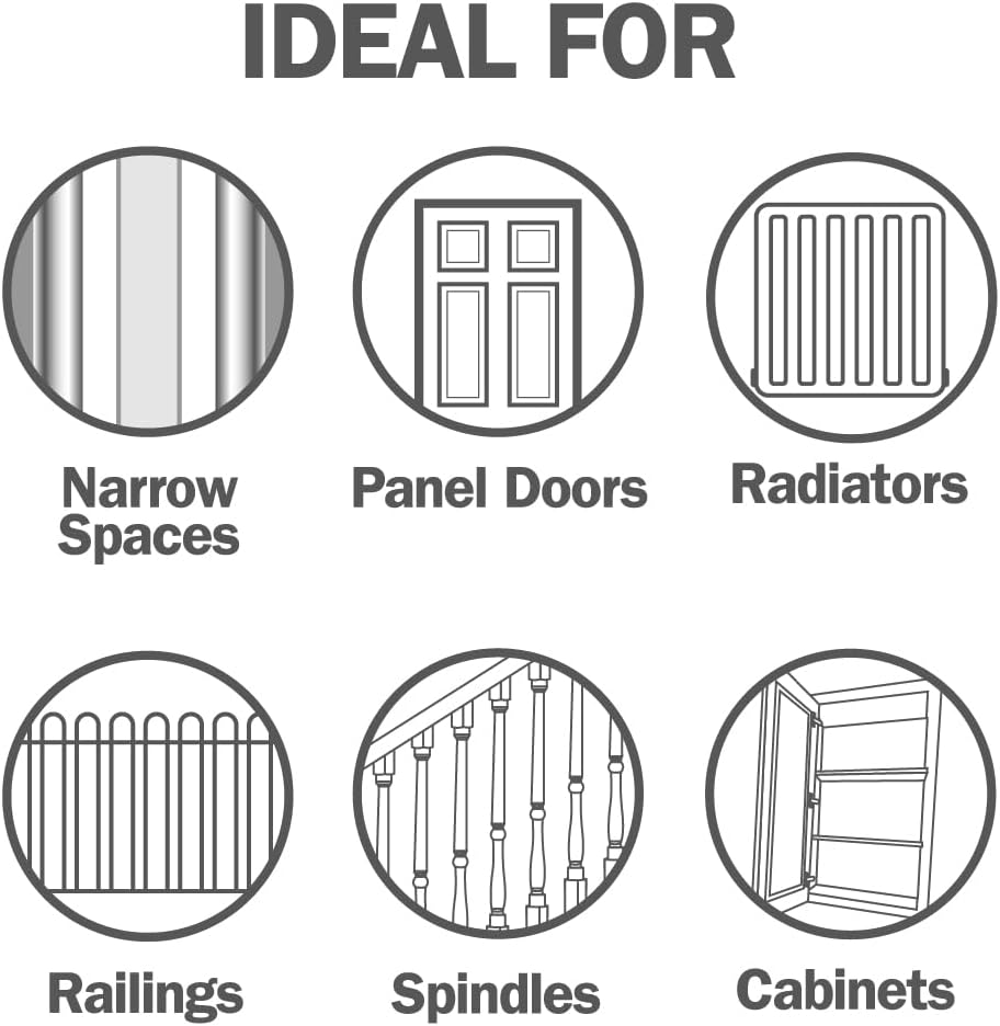 ProDec Advance 8 Pack Medium Pile Ice Fusion 2 inch Micro Paint Rollers for an Ultra-Smooth Finish