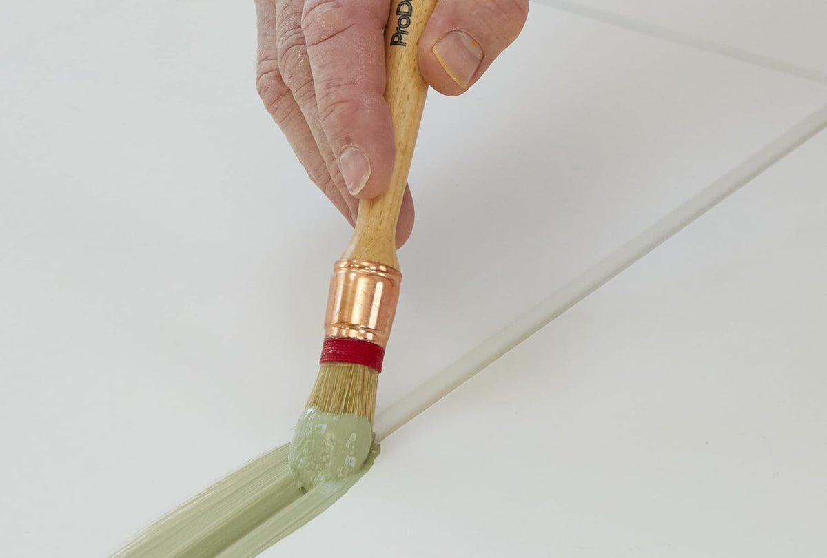 ProDec Trade Professional Pointed Pure Bristle Sash Brush Ideal for Precise Painting