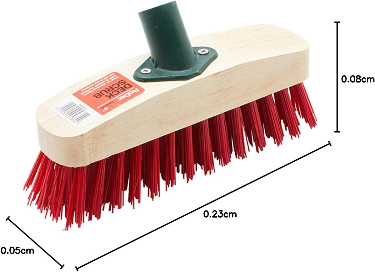 ProDec 9" Synthetic Fibre Deck Scrub Brush Head