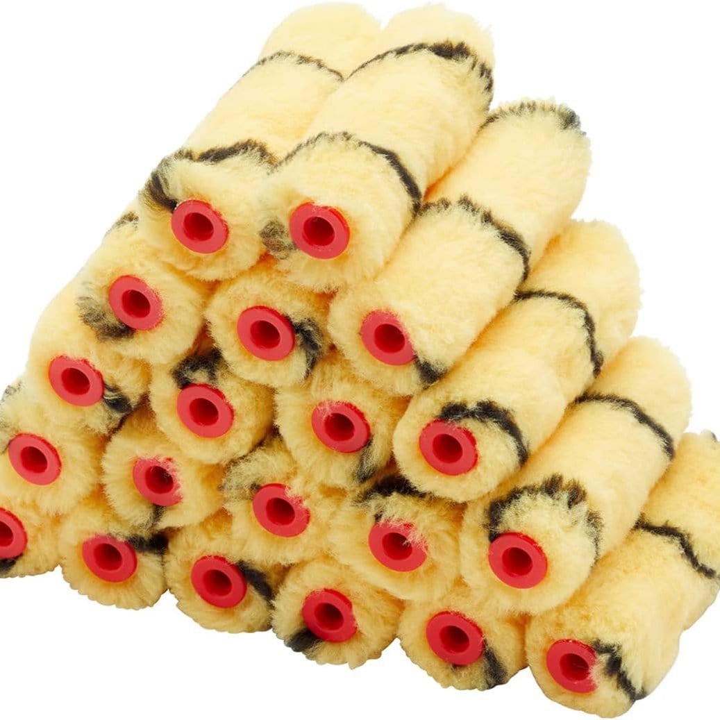 ProDec 4&quot; Medium Pile Mini Rollers - 20 Pack