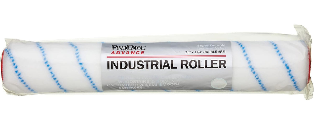 ProDec Advance 15 inch x 1.75" Double Arm Floor Painting Woven Paint Roller