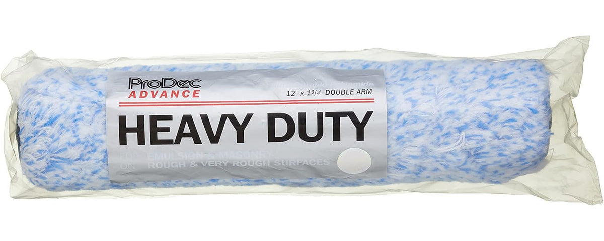 ProDec Advance 12 inch x 1.75" Extra Long Pile Ultra Tough Heavy Duty Woven Double Arm Masonry Paint Roller