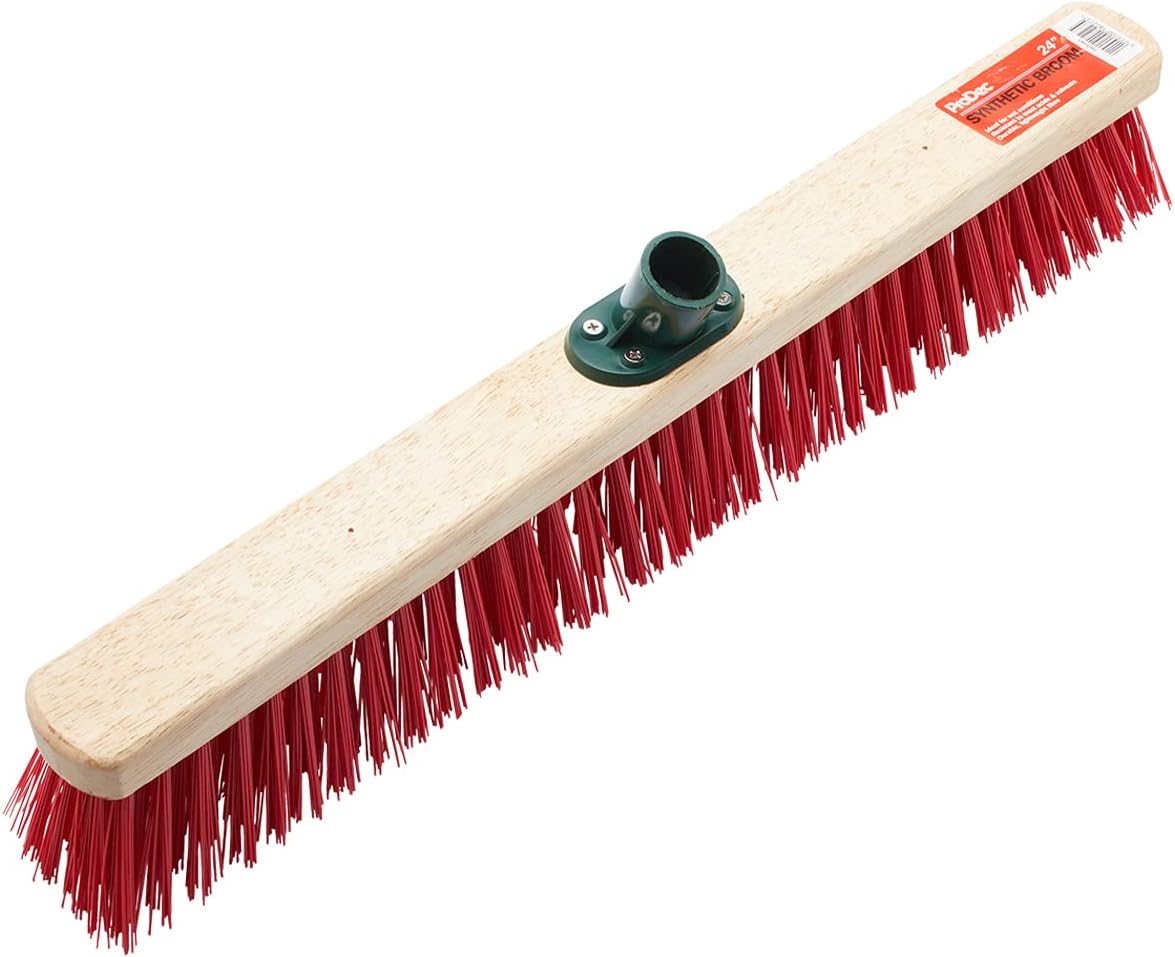 ProDec 24 Inch Synthetic Fibre Sweeping Broom Head for Heavy Duty Outdoor Sweeping